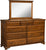 Amish Traditional Solid Wood Platform Bed With Drawers