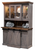 Amish 4-Door Rustic Farmhouse Solid Wood Dining Room Hutch