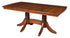 Amish Traditional Double Pedestal Dining Table
