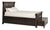 Amish Mission Arts and Crafts Solid Wood Bed With Storage Drawers and Bench