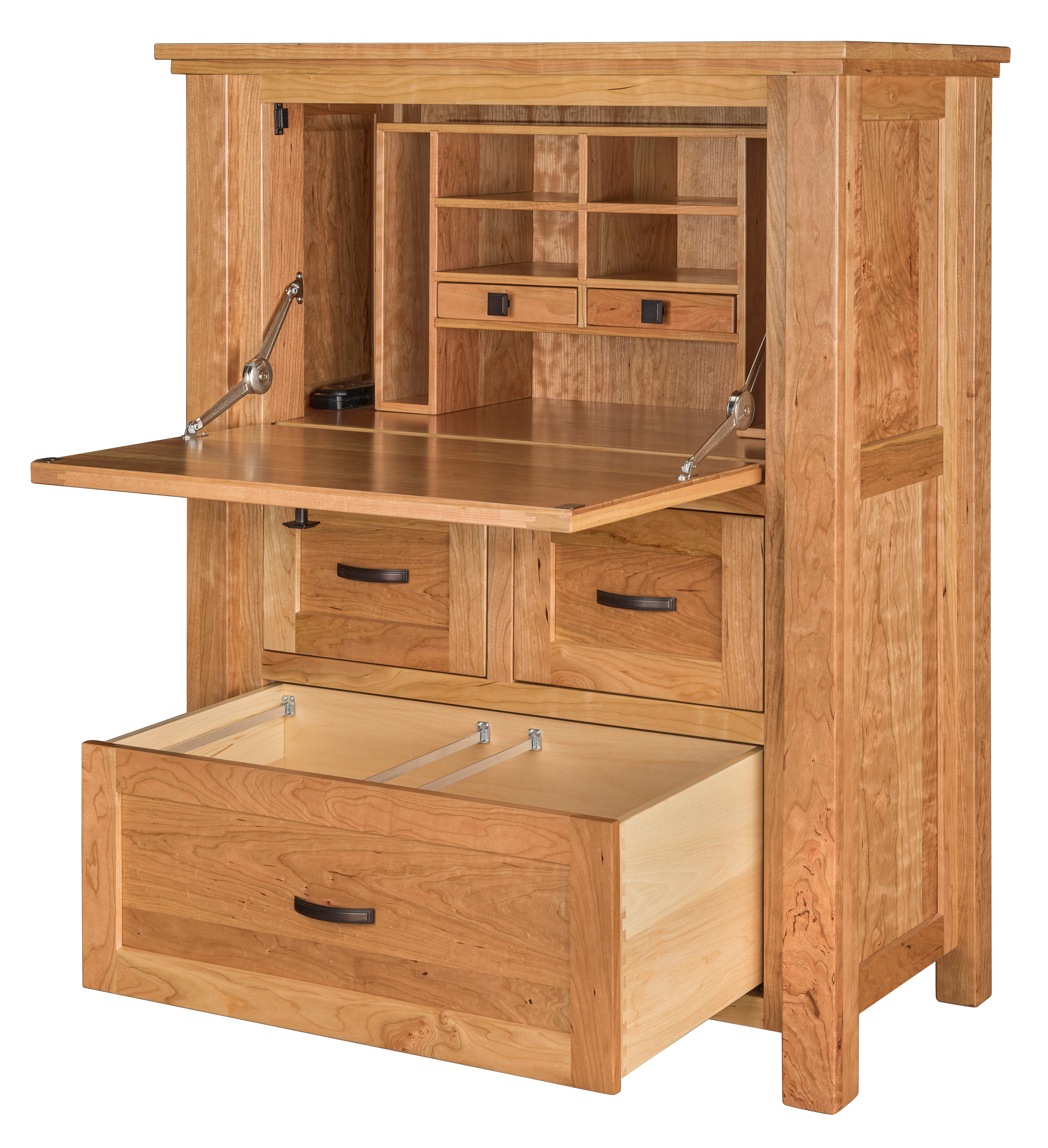 Solid Wood Amish Shaker Computer Armoire Desk solid-wood-amish-shaker-computer-armoire-desk
