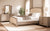 Amish 5-Pc Modern Bedroom Set Solid Wood Upholstered Claire