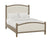 Amish 5-Pc Modern Bedroom Set Solid Wood Upholstered Claire