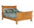 Traditional Sleigh Bed Solid Wood Amish Handcrafted