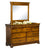5-Pc Amish Traditional Solid Wood Bedroom Furniture Set
