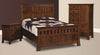 3-Pc Amish Mission Arts & Crafts Solid Wood Bedroom Set