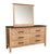 Amish Coastal Solid Wood Bed