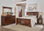 Amish Transitional Solid Wood Panel Bed Kascade