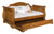 Amish Sleigh Solid Wood Daybed Trundle