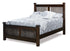 Amish Mission Arts and Crafts Slatted Bed Solid Wood