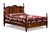Amish Traditional Solid Wood Scalloped 4 Poster Bed Squanto