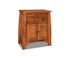 Solid Wood Nightstand with Drawers | Amish Mission Bedside Table