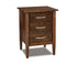 Solid Wood Nightstand with Drawers | Amish Bedside Table