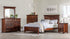 5-Piece Amish Traditional Solid Wood Arched Bedroom Set