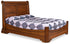Amish Traditional Solid Wood Sleigh Bed Palm Valley