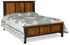 Amish Traditional Solid Wood Panel Bed Rising Sun