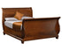 Amish Traditional Sleigh Bed Solid Wood