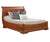 Amish Traditional Sleigh Bed Storage Drawers Solid Wood