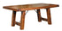 Amish Rustic Farmhouse Solid Wood Trestle Dining Table