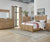 Amish 5-Pc Transitional Solid Wood Bedroom Furniture Set Edinburg