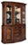 Amish 3-Door Traditional Solid Wood Dining Room Hutch Cantilever