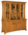 Amish Shaker 4-Door Solid Wood Dining Room Hutch