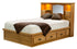 Amish Traditional Solid Wood Platform Bed With Drawers
