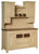 Amish Country Farmhouse Kitchen Hutch Solid Wood Lizzie